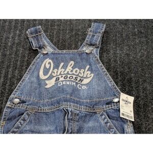 OshKosh B'gosh Overalls Boys Toddler 3T Blue Denim Carpenter Pants New Tags